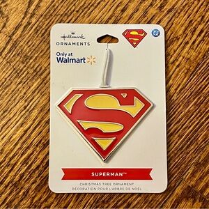 Hallmark Ornaments DC Superman Emblem Christmas Tree Ornament NWT